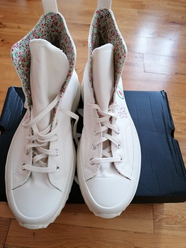 Converse alte bianco sporco